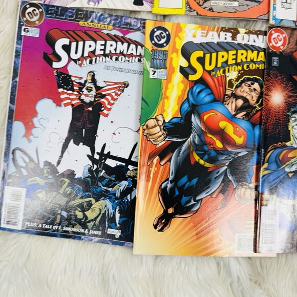 Superman Action Comics Annuals 1-8 10-13 Lot Vs Bizzaro Elseworlds Bloodlines - Picture 8 of 8